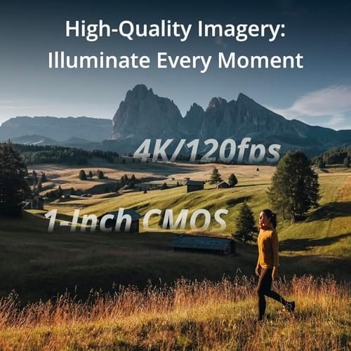 Osmo Pocket 3 Creator Combo, Vlogging Camera With 1" CMOS & 4K/120fps | 3-Axis Stabilization, Spotlight Follow, Fast Focusing, Mic Included for Clear Sound, Small Camera for Photography 2
