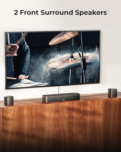 Aura A60 Pro 7.1ch Surround Sound System for TV, Dolby Atmos Sound Bar with 4 Surround Speakers, VoiceMX, BassMX, 420W Peak Power, HDMI eARC, App Control (2026 Model) 3